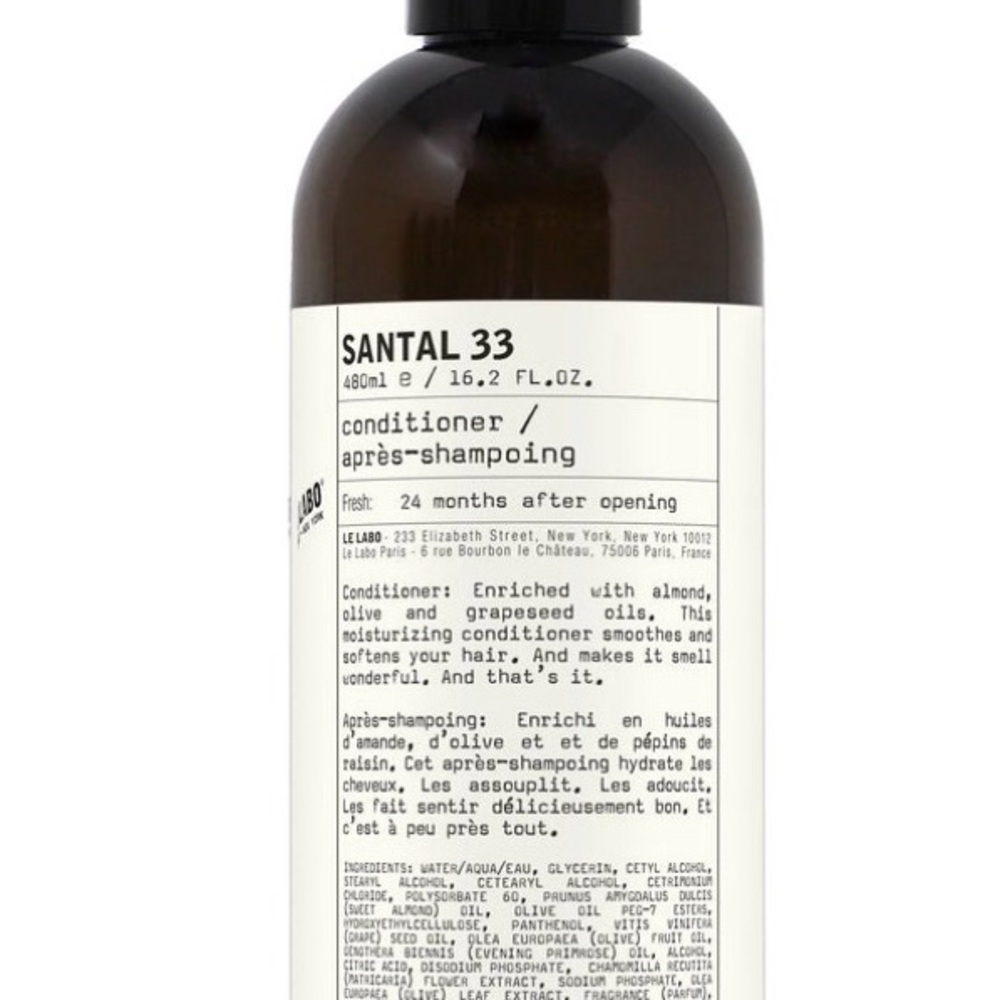 Le Labo Santal 33 Conditioner - Large bottle w/pump